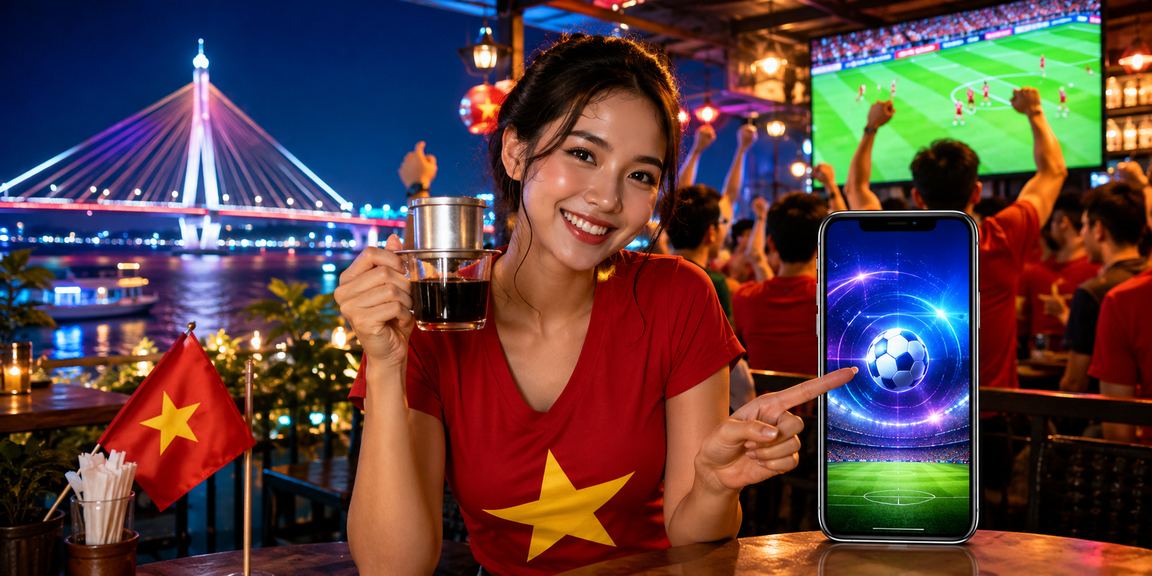 Người chơi đăng ký nhận thưởng tại Cần Thơ với không khí cà phê Việt Nam