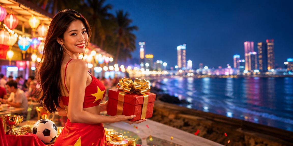 Người hâm mộ bóng đá tại chợ đêm Nha Trang theo dõi kèo và ưu đãi trên điện thoại